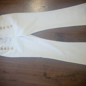 Generation Love White Flare Crepe Pants